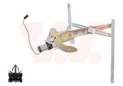  Mecanismo de acionamento de vidro da porta dianteira direita Nissan Micra hatchback (K11) (1992 - 2003) 